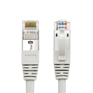 普天汉飞 POTEL 原装超五类屏蔽跳线 成品网线 CAT5E 工程级电脑网络跳线 灰色1米