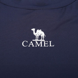 骆驼（CAMEL）运动长袖紧身衣健身服男款健美快干透气跑步训练上衣 A7W2V3103 深藏蓝 S