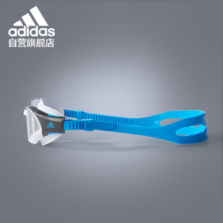 阿迪达斯 adidas 泳镜大框舒适防水防雾高清镀膜男女一体式镜框广视野游泳镜 BR5791