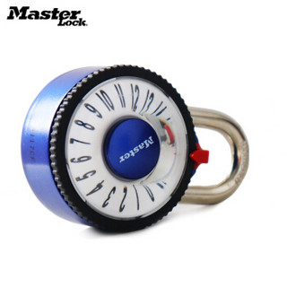 玛斯特（Master Lock）密码锁挂锁健身房柜门锁宿舍门锁文件柜锁1588D蓝色