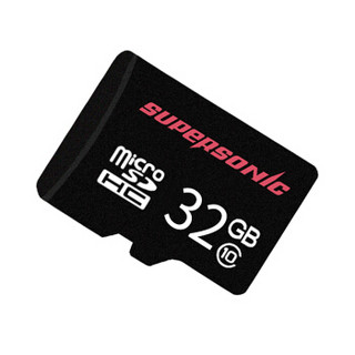 超音速 Supersonic 32GB TF(MicroSD) 存储卡 C10 U1  高速升级版