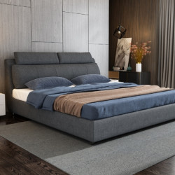 A家家具 DA0126 排骨架布艺床 1.5m