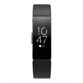 Fitbit Inspire HR 智能心率手环 时尚运动健身 睡眠监测 50米深度防水 自动锻炼识别 智能提醒来电显示 黑色