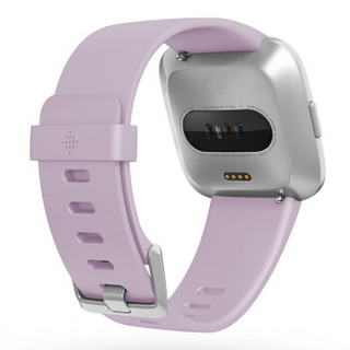 Fitbit Versa Lite 智能手表运动健身 蓝牙防水 心率实时监测 自动锻炼识别 来电短信微信提醒 丁香紫/银色