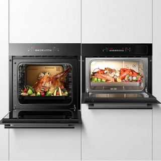 老板（Robam）嵌入式 蒸烤箱 40L+60L大容量 全屏触控蒸烤套餐S273+R073
