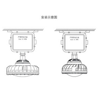 WZRLFB LED防爆应急灯 RLB156-I 金黄色 60W