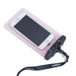 NH三星防水套 苹果手机国产小米华为防水袋 密封 沙滩 游泳浮潜水 粉红色 4寸以下屏