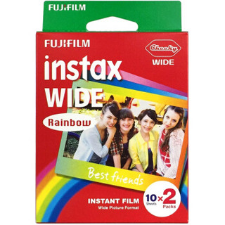 富士INSTAX 立拍立得 wide宽幅相纸 40张套装 炫彩生活(适用于wide300)