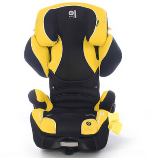 Kiddy/奇蒂 宝宝汽车儿童安全座椅 isofix 3岁-12岁 领航者fix 阳光黄