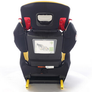 Kiddy/奇蒂 宝宝汽车儿童安全座椅 isofix 3岁-12岁 领航者fix 阳光黄