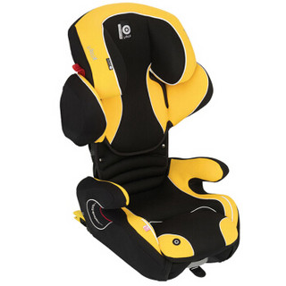 Kiddy/奇蒂 宝宝汽车儿童安全座椅 isofix 3岁-12岁 领航者fix 阳光黄