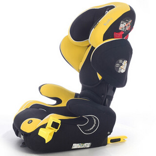 Kiddy/奇蒂 宝宝汽车儿童安全座椅 isofix 3岁-12岁 领航者fix 阳光黄