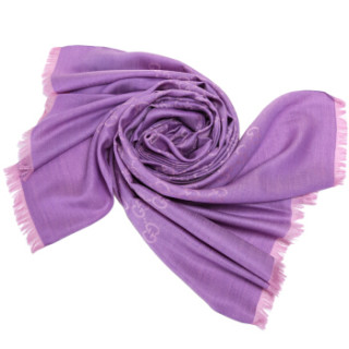 商品gucci 古驰 男女通用款浅紫色长款围巾 165903 3g646 5372