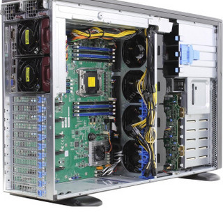 超微（SUPERMICRO）747-20（Tesla P100） 高性能工作站 至强双路E5-28核56线程 渲染图形工作站电脑主机