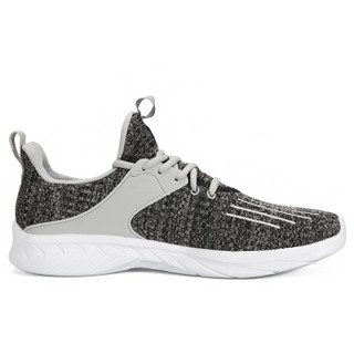 PEAK 匹克 男款跑步鞋轻逸舒适透气缓震时尚运动跑鞋 DH820271 浅灰/黑色 40码