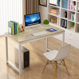 蔓斯菲尔（MSFE）电脑桌 台式简易书桌简约现代办公桌 枫樱木色