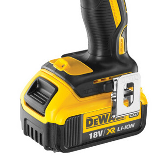 得伟（DEWALT）18V锂电充电式无刷磁浮高负载冲击钻 2x4.0Ah电池套装 DCD995M2-A9