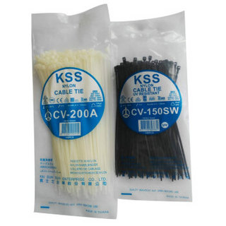 凯士士（ KSS ）黑色耐候尼龙自锁扎带CV-500LW  （8*500） 100根/包