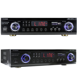 商品现代(hyundai)av-2310家用无线蓝牙ktv卡包箱专业功放机家庭影院