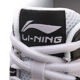 LI-NING 李宁 羽毛球系列 男 羽毛球训练鞋 AYTN043 标准白/标准黑 42码