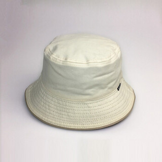 北诺（BETONORAY）渔夫帽男女通用韩版个性双面两戴渔夫帽可折叠登山太阳布帽子 米色+黑色 双面
