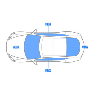 龙膜 汽车贴膜 车膜 SUV专用太阳隔热车窗玻璃膜 汽车用品 防晒防爆膜
