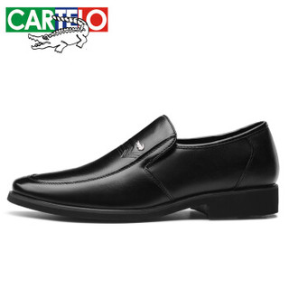 CARTELO 卡帝乐鳄鱼 男士时尚简约百搭舒适套脚皮鞋 912