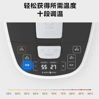 美的（Midea）电水壶 电热水瓶 5L热水壶 304不锈钢电水壶 多段控温 双层防烫烧水壶MK-SP50Power821