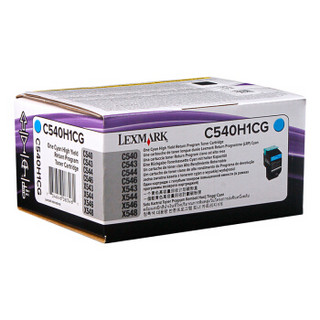 Lexmark 利盟碳粉 C540H1CG 适用X543