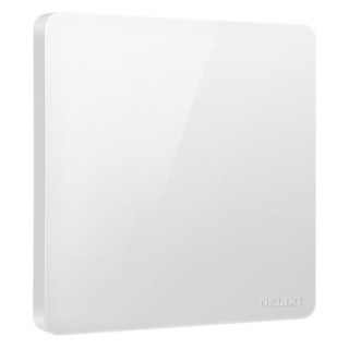 DELIXI 德力西 开关插座面盖挡板 空白填空面板  CD821   时尚白纯平大板