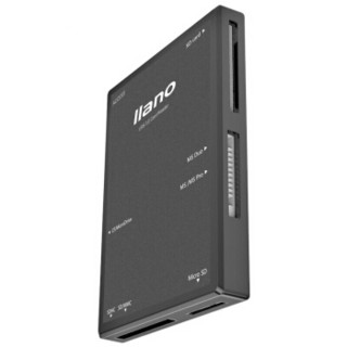 绿巨能 llano 读卡器多合一 USB3.0高速读卡器 相机读卡器适用SD/TF/Micro SD/CF存储卡等 LJN-CB1002