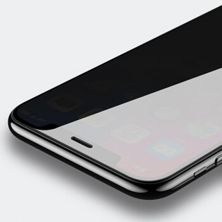 KOOLIFE 苹果XR钢化膜 iPhoneXr钢化膜手机防窥钢化膜 全屏覆盖防碎边手机膜 玻璃一体膜-黑