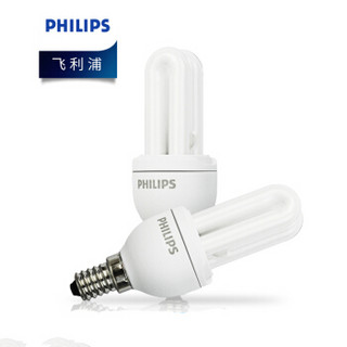 PHILIPS/飞利浦 节能灯 超紧凑U形节能灯 Genie 5W E14 CD 5W 白光