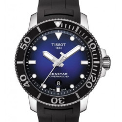 Tissot 天梭 Seastar 1000海星系列 T1204071704100 男士机械潜水腕表