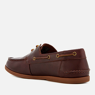 Clarks 其乐 Morven Sail系列套脚平底男士休闲鞋帆船鞋 British Tan UK33