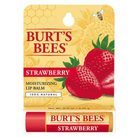 Burt's Bees 伯特小蜜蜂 天然草莓味皇牌润唇膏 4.25g/支 水润修护 加倍补水保湿 防干裂脱皮 美国进口 *4件