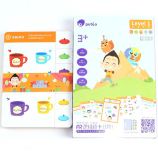 葡萄科技 早教益智玩具婴幼儿童玩具 Q淘逻辑派对3-4岁儿童思维逻辑训练逻辑题卡1阶 儿童礼物