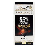 Lindt 瑞士莲 特醇排装85% 黑巧克力4块组合装 400g