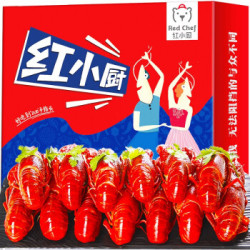 红小厨 十三香/麻辣小龙虾 4-6钱 净虾750g