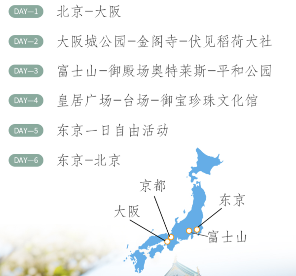 端午可订!北京-日本大阪+京都+箱根+东京6天5晚半自助游 (升级1-2晚温泉酒店)