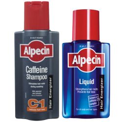 Alpecin 阿佩辛 止脱生发套装（洗发露 C1 250ml+营养液 200ml） *2件
