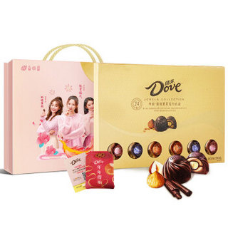 德芙 Dove 尊慕101手提袋款 休闲食品 糖果 巧克力 年货280g