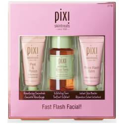 pixi 即刻焕彩面部护理套装（去角质膏15ml+果酸水40ml+润肤霜15ml） *3件