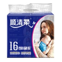 88VIP：顺清柔 抽纸 3层100抽*16包