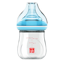 gb 好孩子 B80393 宽口径玻璃奶瓶 120mL *4件