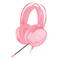 Dareu 达尔优 EH722 游戏耳机 RGB粉色版