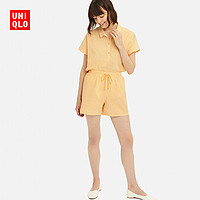 女装 棉麻混纺睡衣 415944 优衣库UNIQLO