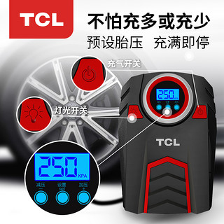 TCL  TD 车载充气泵汽车小轿车便携式轮胎电动打气筒双缸打气泵汽车用