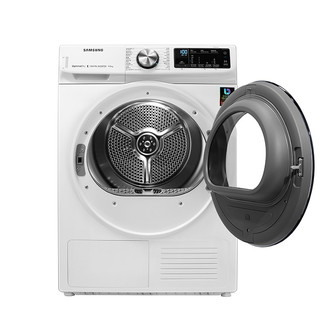 SAMSUNG 三星 明眸·黑水晶系列 WW1WN64FTBW/SC+DV90N63636W/SC 热泵式洗烘套装 白色