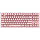 值友专享：ikbc C200 机械键盘 87键 Cherry红轴 粉色